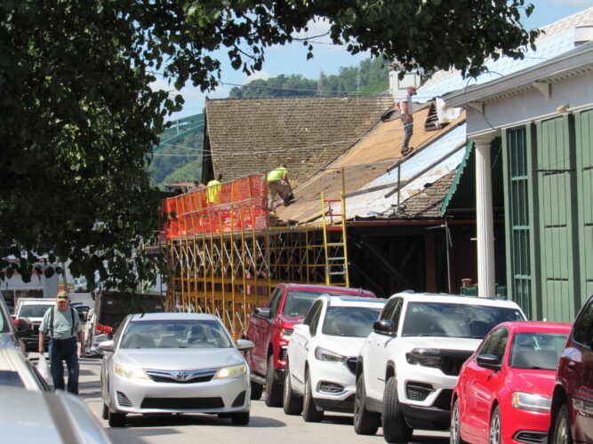 Centre Market House Roof Replacement Job Underway